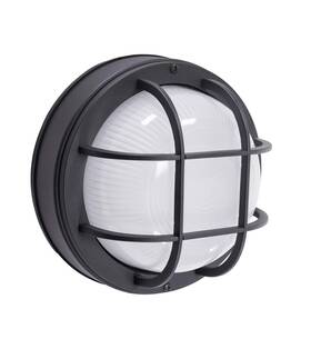 Coramdeo 850010404264 Outdoor 8 Inch Round Led Nautical Bulkhead Light Flush Mount For Wall Or Ceiling