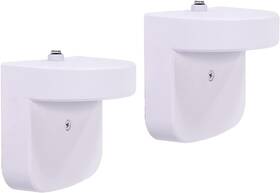 Coramdeo 850016800213 2 Pack Led Dusk To Dawn Modern Round Porch Light Wall Sconce For Pati