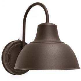 Coramdeo 850016800268 Oakhouse Dusk To Dawn 8.5 Inch Barn Light Outdoor Farmhouse Wall Fixture In Rust Coramdeo 850016800268 Oakhouse Dusk To Dawn 8.5 Inch Barn Light Outdoor Farmhouse Wall Fixture In Rust