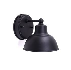 Coramdeo 850032802178 Oakhouse Dusk To Dawn 6 Inch Barn Light Outdoor Farmhouse Porch Wall Fixture In