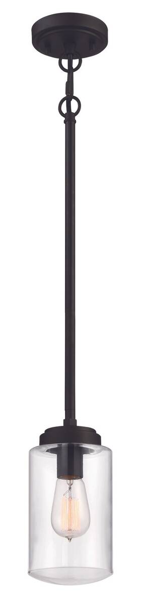 52191-esp Craftmade Espresso One Light Outdoor Pendant From The Crosspoint Collection
