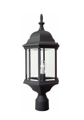 Z695-tb Craftmade Lighting Cast Aluminum - One Light Outdoor Post Lamp Damaged Z695-tb Craftmade Lighting Cast Aluminum - One Light Outdoor Post Lamp Damaged