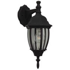 Z264-tb Craftmade Bent Glass Outdoor Wall Light Textured Black Z264-tb Craftmade Bent Glass Outdoor Wall Light Textured Black