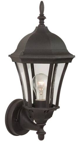 Z380-tb Craftmade Z380-05 Curved Glass Outdoor Wall Sconce Lighting 1-light 100 Watts
