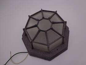 Z390-rt Craftmade Bulkheads 8.5 In Wide 1 Light Outdoor Ceiling Fixture Rust Finish