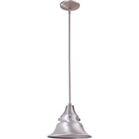 Z4401-sa Craftmade Union 1 Light 8 Inch Satin Aluminum Outdoor Pendant Small