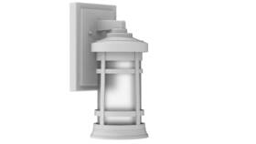 Za2304-tw Craftmade Za2304 White Composite Lanterns 13 Inch H Outdoor Wall Sconce