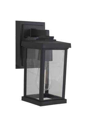 Za2404-tb-c Craftmade Za2404 Resilience Lanterns 12 Inch Tall Wall Sconce - Black Za2404-tb-c Craftmade Za2404 Resilience Lanterns 12 Inch Tall Wall Sconce - Black
