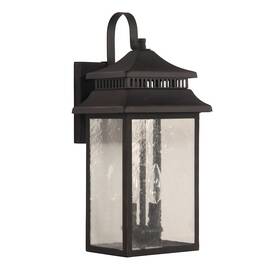 Za3114-dbg Craftmade Crossbend Medium 2 Light Outdoor Lantern Bronze/seeded -