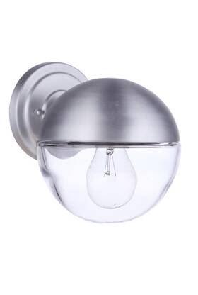 Za3404-sa Craftmade Satin Aluminum One Light Outdoor Wall Mount From The Evie Collection Za3404-sa Craftmade Satin Aluminum One Light Outdoor Wall Mount From The Evie Collection