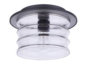 Za3637-mn Craftmade Za3637 Canon 11 Inch W Outdoor Flush Mount Ceiling Fixture - Midnight