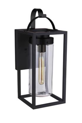 Za4814-mn Craftmade Midnight One Light Outdoor Wall Lantern From The Neo Collection
