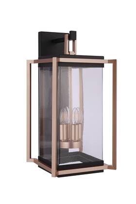 Za6534-mnsb Craftmade Za6534 Metalwork 4 Light 27 Inch Tall Outdoor Wall Sconce - Midnight / Za6534-mnsb Craftmade Za6534 Metalwork 4 Light 27 Inch Tall Outdoor Wall Sconce - Midnight /