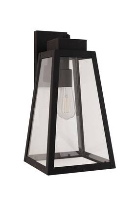 Za6924-tb Craftmade Za6924 Sorano 17 Inch Tall Outdoor Wall Sconce - Black