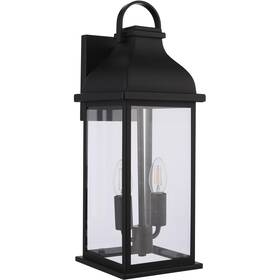Za7214-mn Craftmade Bent Tree 2 Light 19.13 Inch Midnight Outdoor Wall Lantern