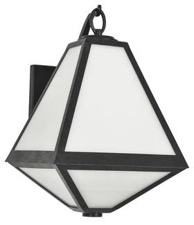 Gla-9722-op-bc Crystorama Glacier 2-light 17 Inch Outdoor Wall Light In Black Charcoal
