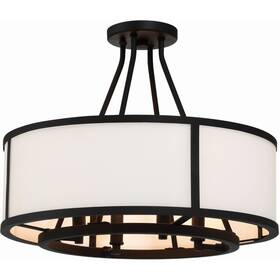 Mount-14.75 Crystorama Lighting Bry-8004-bf Ceiling - Bryant 4 Light Semi-flush Inches Tall And 18 Mount-14.75 Crystorama Lighting Bry-8004-bf Ceiling - Bryant 4 Light Semi-flush Inches Tall And 18
