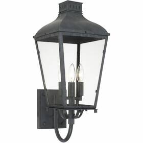 Dum-9802-ge Crystorama Lighting - Three Light Outdoor Wall Mount