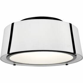 Ful-905-bk Crystorama Lighting Fulton - Three Light Flush Mount In Traditional Ful-905-bk Crystorama Lighting Fulton - Three Light Flush Mount In Traditional