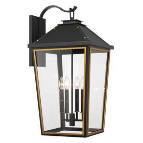 Haw-604-mk-tg Crystorama Lighting Group Haw-604 Hawkins 4 Light 30 Inch Tall - Gold
