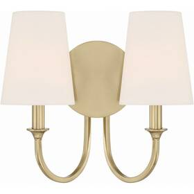 Mount-11.75 Crystorama Lighting Pay-922-vg - Payton 2 Light Wall Inches Tall And 13.5
