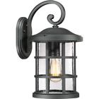 Cse8410ek Quoizel Crusade Earth Black Outdoor Wall Lantern 611728271889