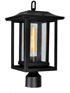 0414pt10-1-101 Cwi Lighting Winfield 1-light Outdoor Lantern Head - 120v Black