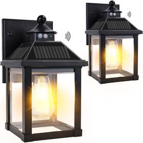 Erfds152 Cyhkee Solar Wall Lights Outdoor Large Size Porch Sconce Motion Sensor