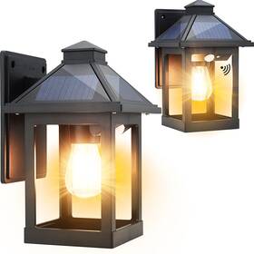 F01120012-xhy Cyhkee 2 Pack Solar Wall Lanterns Outdoor With 3 Modes Dusk To Dawn Motion S F01120012-xhy Cyhkee 2 Pack Solar Wall Lanterns Outdoor With 3 Modes Dusk To Dawn Motion S