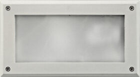 Dsl1001-w Dabmar Lighting Recessed Open Face Brick Step And Wall Light W Dsl1001-w Dabmar Lighting Recessed Open Face Brick Step And Wall Light W