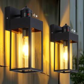 Dk-msor-qx-01 Dakaful 2-pack Motion Sensor Outdoor Lights Upgrade Dusk To Dawn Exterior Lig