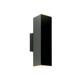 Dals Lighting 775902014256 Ledwall-b-bk - Wall Sconces Outdoor