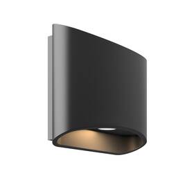 Dals Lighting 775902015680 Ledwall-h 2 Light 6 Inch Tall Led Indoor / Outdoor Wall - Black