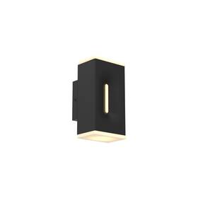 Lwj08-cc-bk Dals Lighting Lwj08-cc Profile 9 Inch Tall Led Wall Sconce - Black