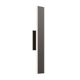 Sws24-cc-bk Dals Lighting Sws24-cc Gemini 24 Inch Tall Outdoor Wall Sconce - Black