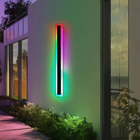 Daoseolo 747992588009 Outdoor Long Strip Wall Light 39 Inch Lamp With 3000k Warm White