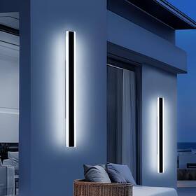 Tc-ftbd-lb-120-2pc Daoseolo 2 Pack Long Outdoor Wall Light Fixture 47.2inch Porch Modern Lighting