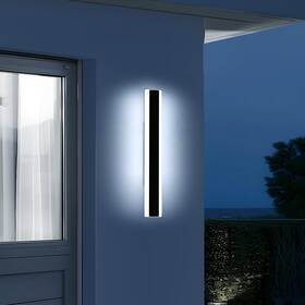 Tc-ftbd-lb-60 Daoseolo 23.6inch Modern Outdoor Wall Light Black Linear Long Led Sconce 6000k