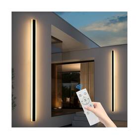 Tc-ftbd-tg-180-2pc Daoseolo 2 Pack Modern Outdoor Wall Light 71inch Led Long Linear Sconce Dimmable