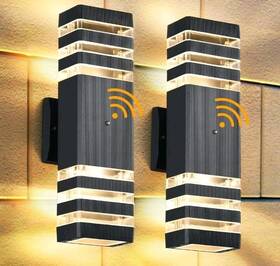 Dst-221102 Dastor 2 Pack Dusk To Dawn Outdoor Wall Lights Modern Exterior Sconce Fixtures Aluminum Dst-221102 Dastor 2 Pack Dusk To Dawn Outdoor Wall Lights Modern Exterior Sconce Fixtures Aluminum