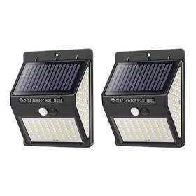 Decorman 824918763082 Solar Lights Outdoor 3 Modes/144 Leds Motion Sensor Security Wi