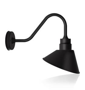 D72-10in-b1 Dengnbj 10 Inch Classic Outdoor Gooseneck Light With Extended Arm - Sign Ligh D72-10in-b1 Dengnbj 10 Inch Classic Outdoor Gooseneck Light With Extended Arm - Sign Ligh