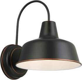 519504 Design House Mason Barn Light 1 Indoor/outdoor Wall Mount Modern Industrial Farmhouse