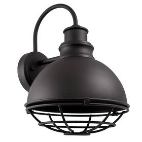 588442 Design House Ajax 14 Inch Tall Outdoor Wall Sconce - Black