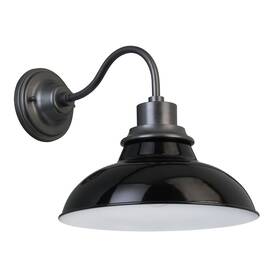 588566-gbg Design House Hamilton 12 Inch Tall Outdoor Wall Sconce - Black