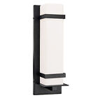 588590-blk Design House 588590 Davis 14inch Tall Outdoor Wall Sconce Black 588590-blk Design House 588590 Davis 14inch Tall Outdoor Wall Sconce Black