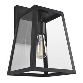 588608-blk Design House Branson 13 Inch Tall Outdoor Wall Sconce - Black