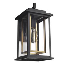 588707-bgd Design House Hayward 15 Inch Tall Outdoor Wall Sconce - Black