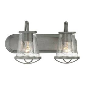 87002-wi Designers Fountain 046335032828 18in Darby 2-light Bathroom Vanity Light Fixture Weathered Iron 87002-wi Designers Fountain 046335032828 18in Darby 2-light Bathroom Vanity Light Fixture Weathered Iron