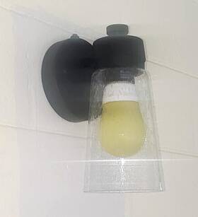 Designers Fountain 046335861527 Front Porch Outdoor Wall Lantern Light 8 Inch Fixture Exterior Lighting Mounted